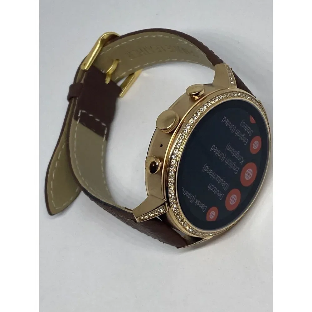 Fossil Gen 4 Authentic Digital Dial Smart Watch Custom Band FTW6015 AB466
